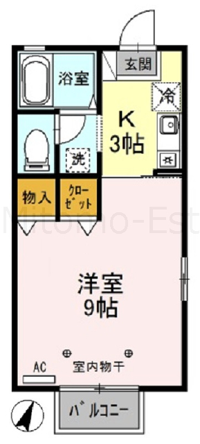下館エリア 構造:軽量鉄骨造