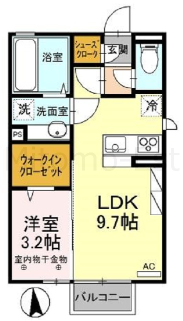 下館エリア 構造:軽量鉄骨造