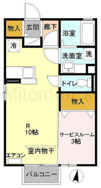 下館エリア 構造:軽量鉄骨造