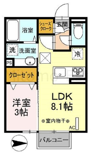 下館エリア 構造:軽量鉄骨造